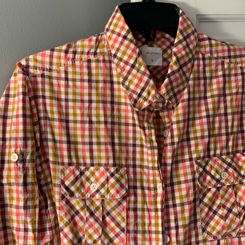 Billy Reid large cotton button down shirt dress!